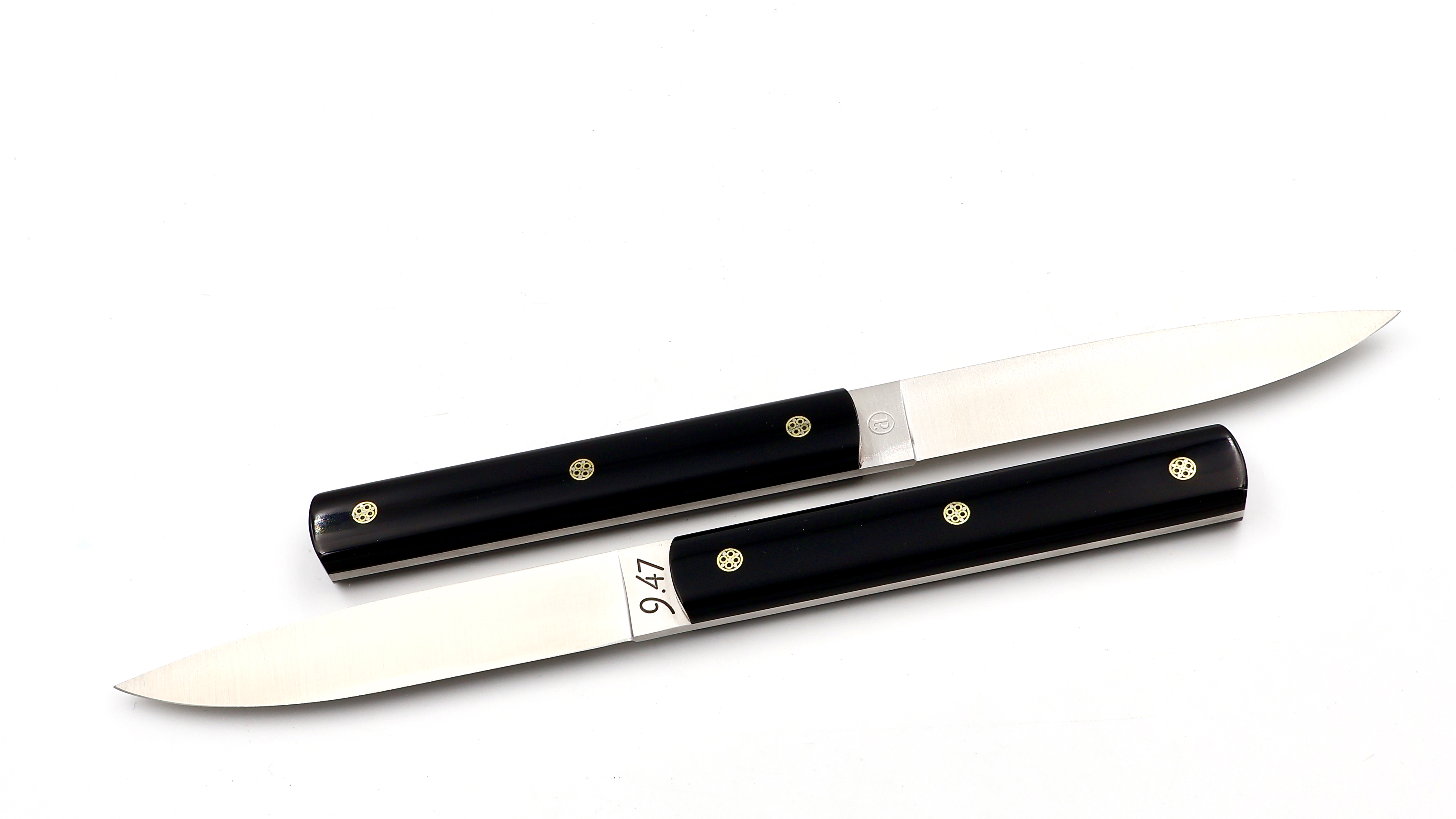 PERCEVAL 9.47 PRESTIGE Steakmesser Krion schwarz Set 2-teilig