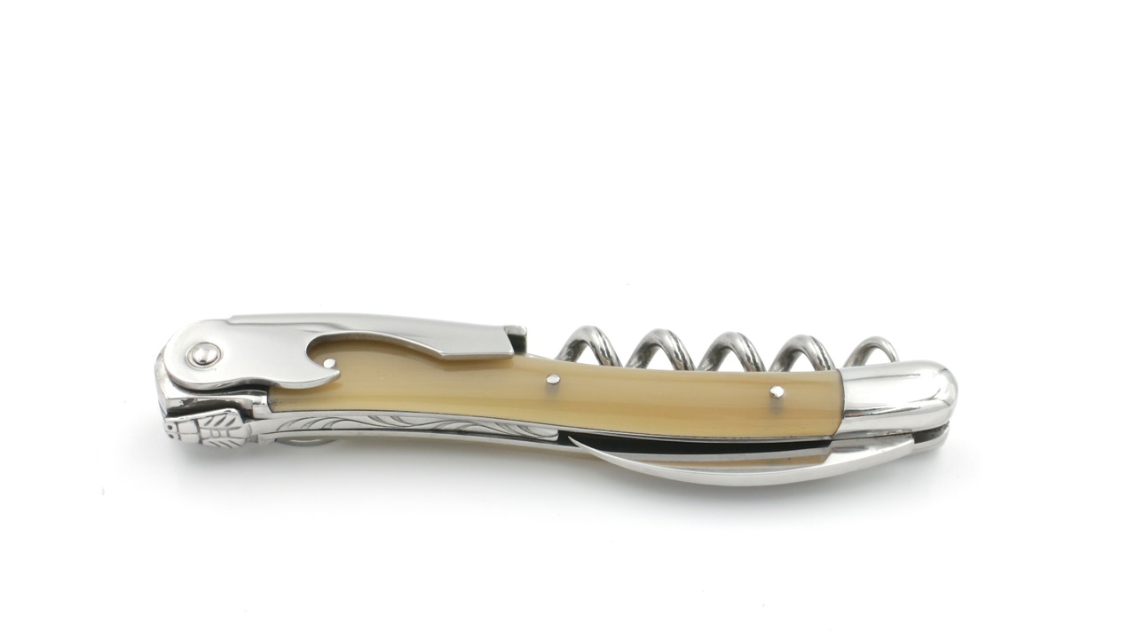 Château Laguiole wine opener CLASSIC horn tip