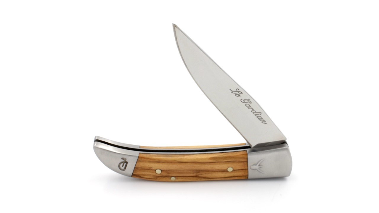 Le Gardian knife olive wood 10,5 cm