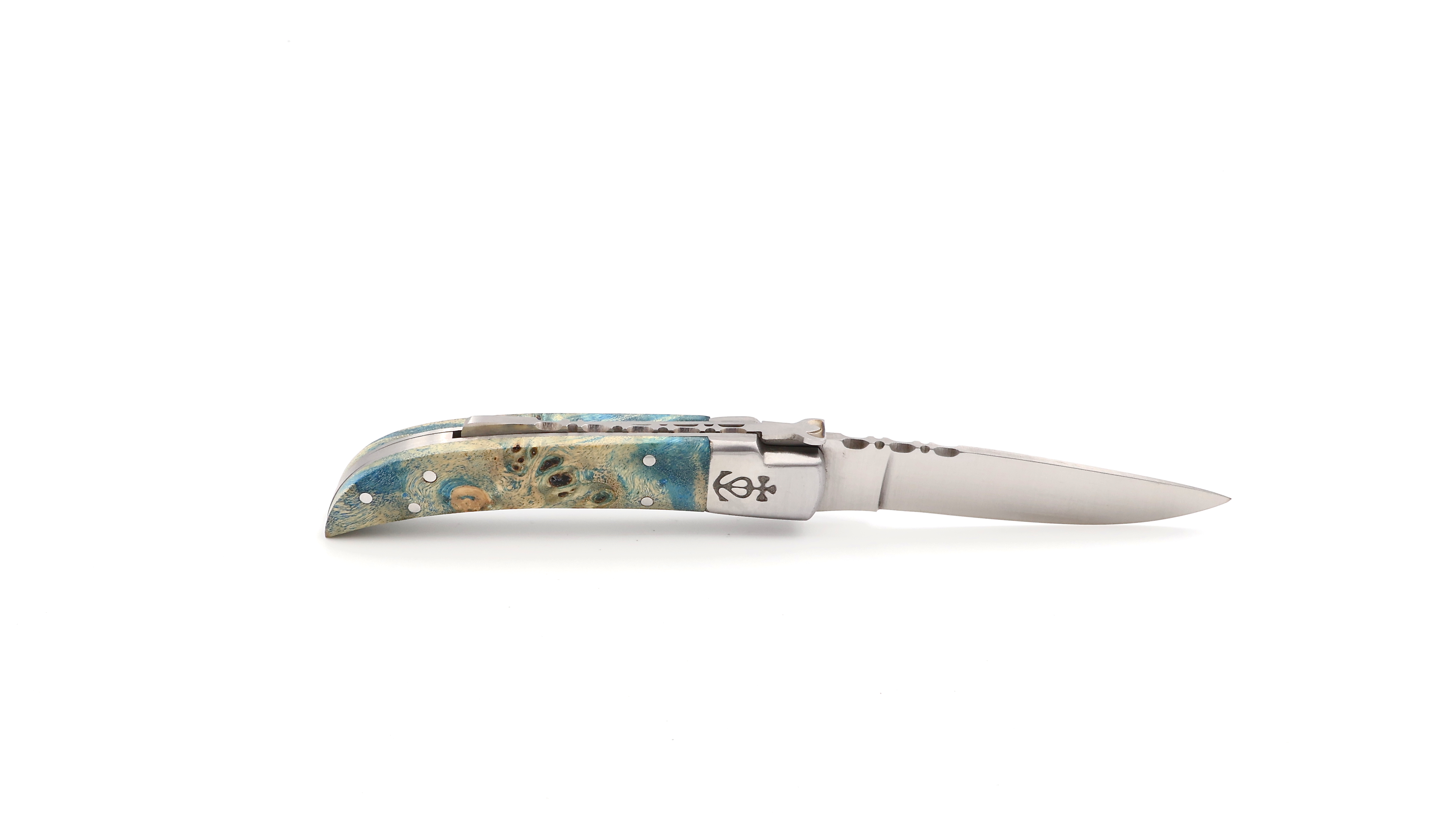 Le Camarguais knife poplar burlwood 10 cm