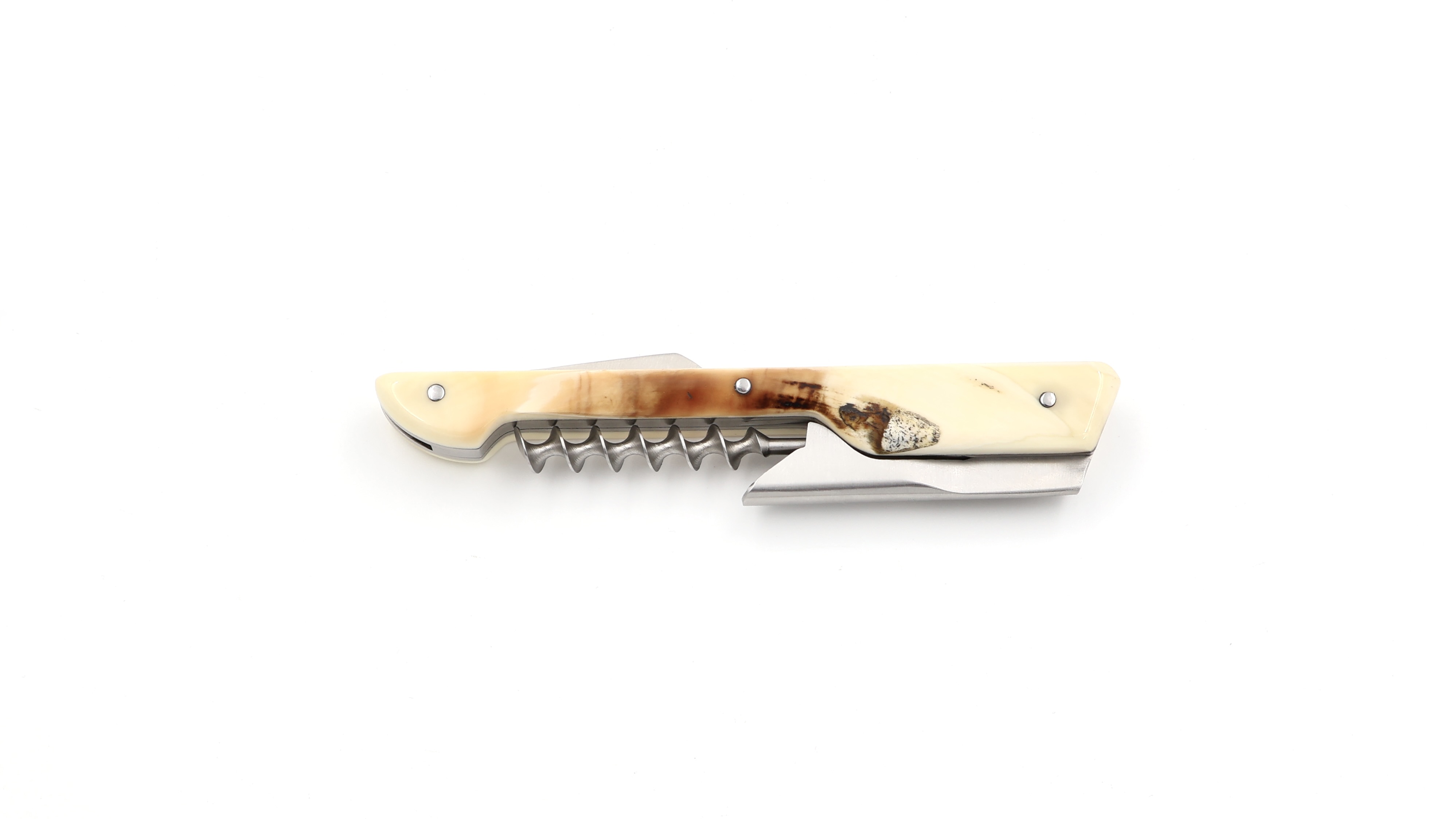 PERCEVAL PRESTIGE Sommeliermesser Wüstenwarzenschweinelfenbein N°010
