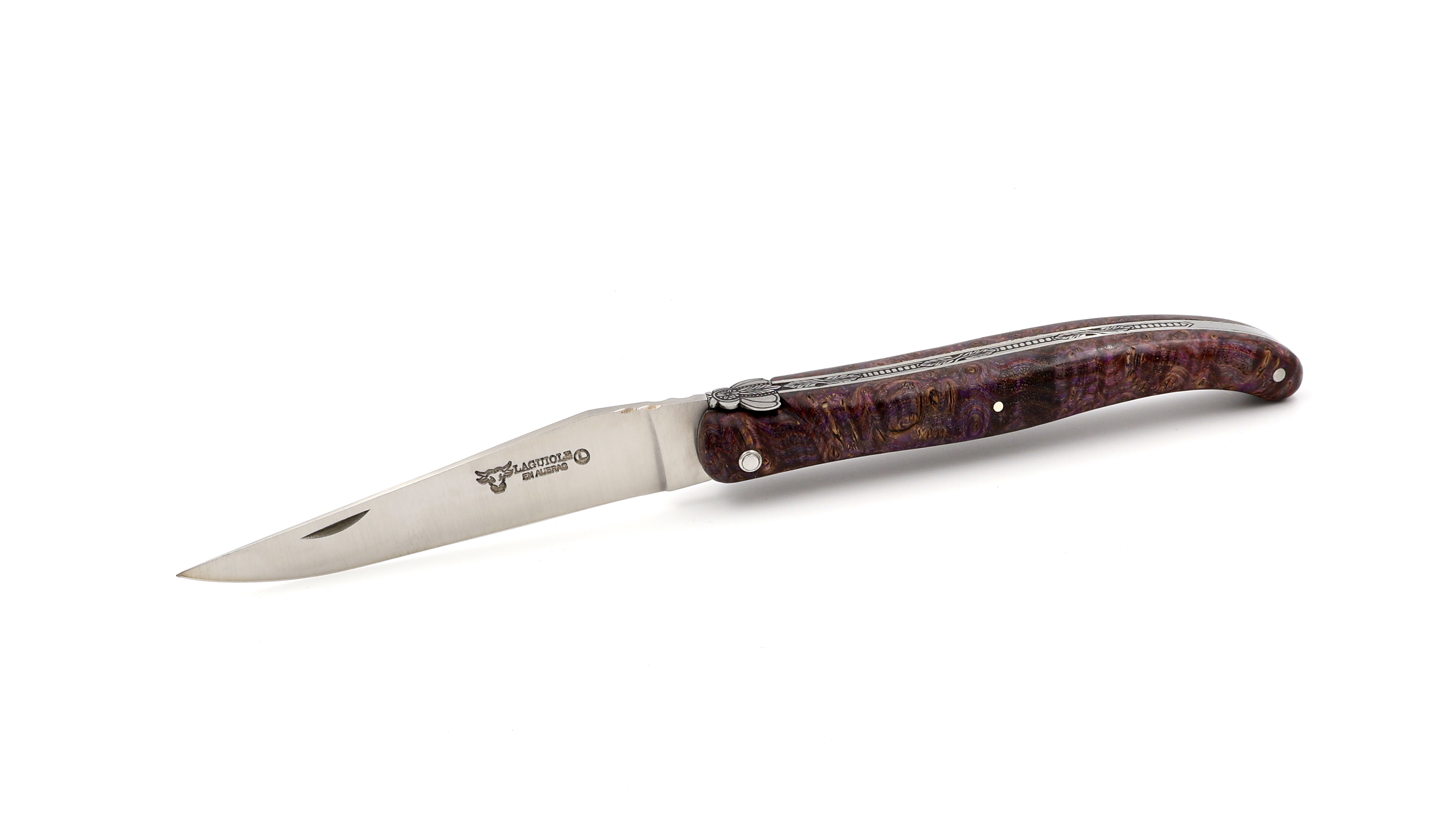 Laguiole en Aubrac Laguiole knife elder burlwood