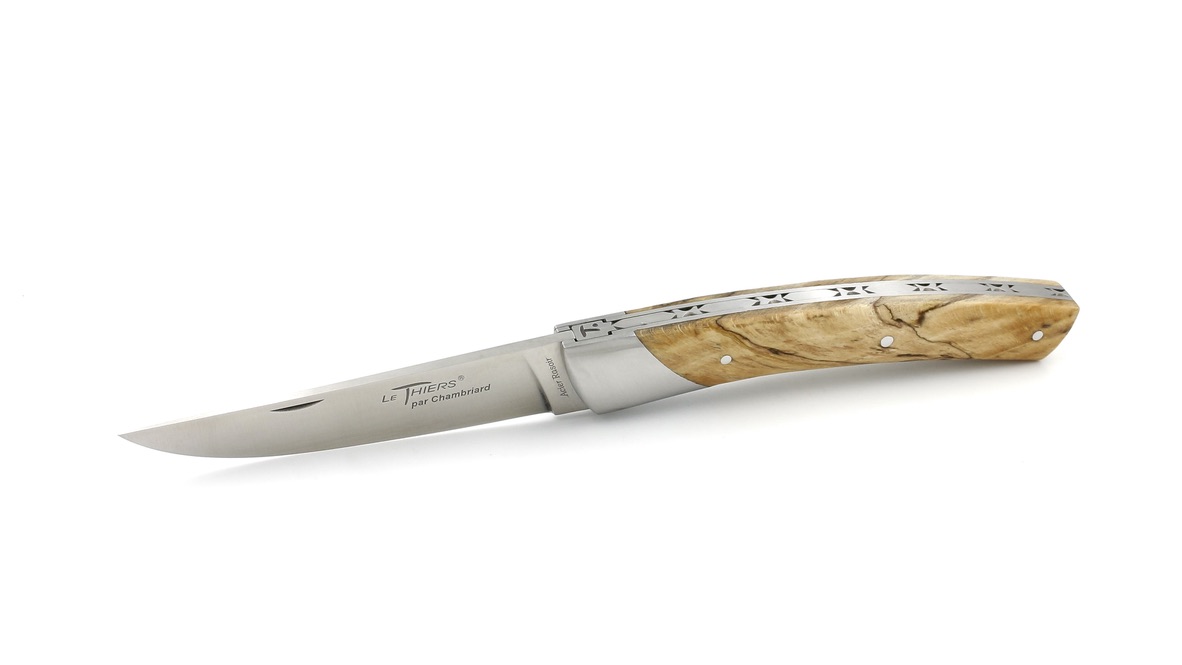 Chambriard Thiers knife COMPAGNON beech wood stabilised