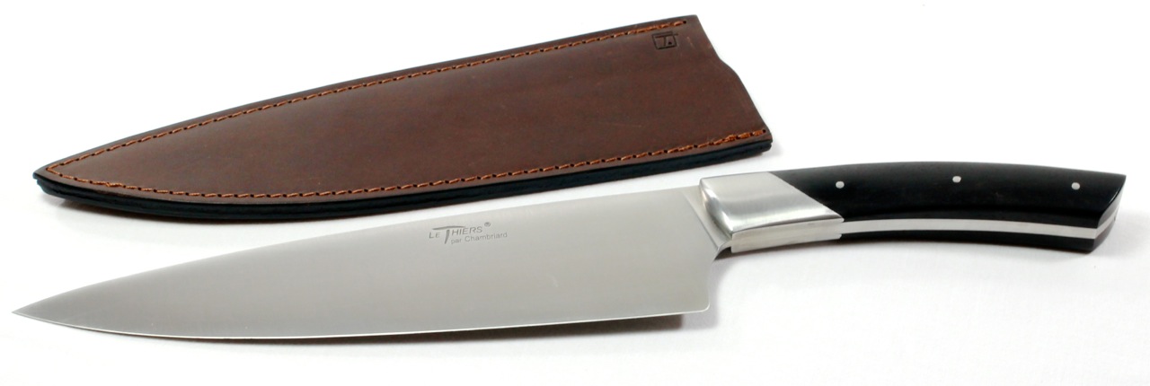 CHEF-Kochmesser-gross-Ebenholz-2 Kochmesser Grands Gourmets Chef knife 20 cm Ebenholz