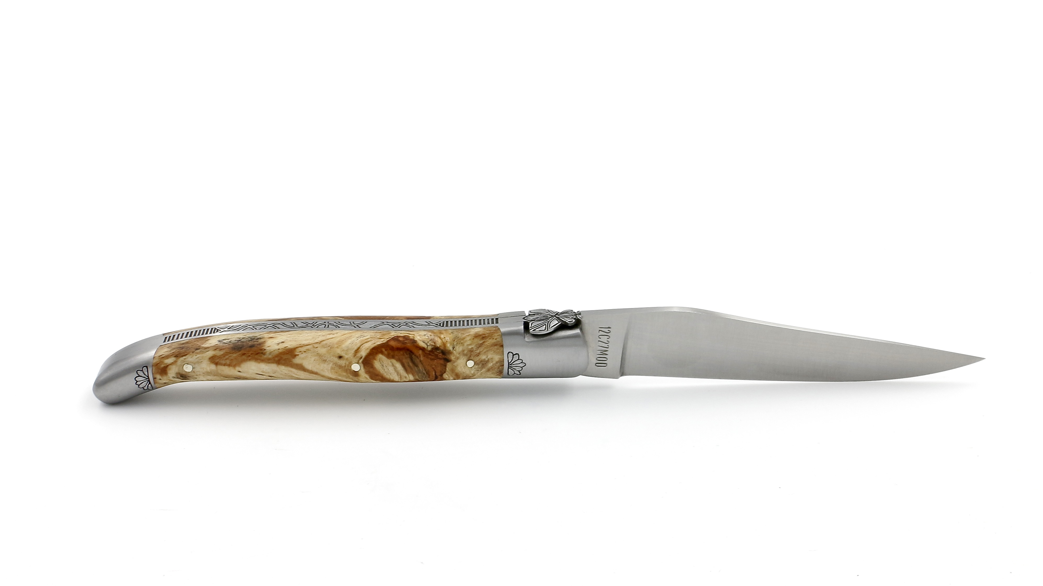 Laguiole en Aubrac Laguiole knife beech wood from Aubrac