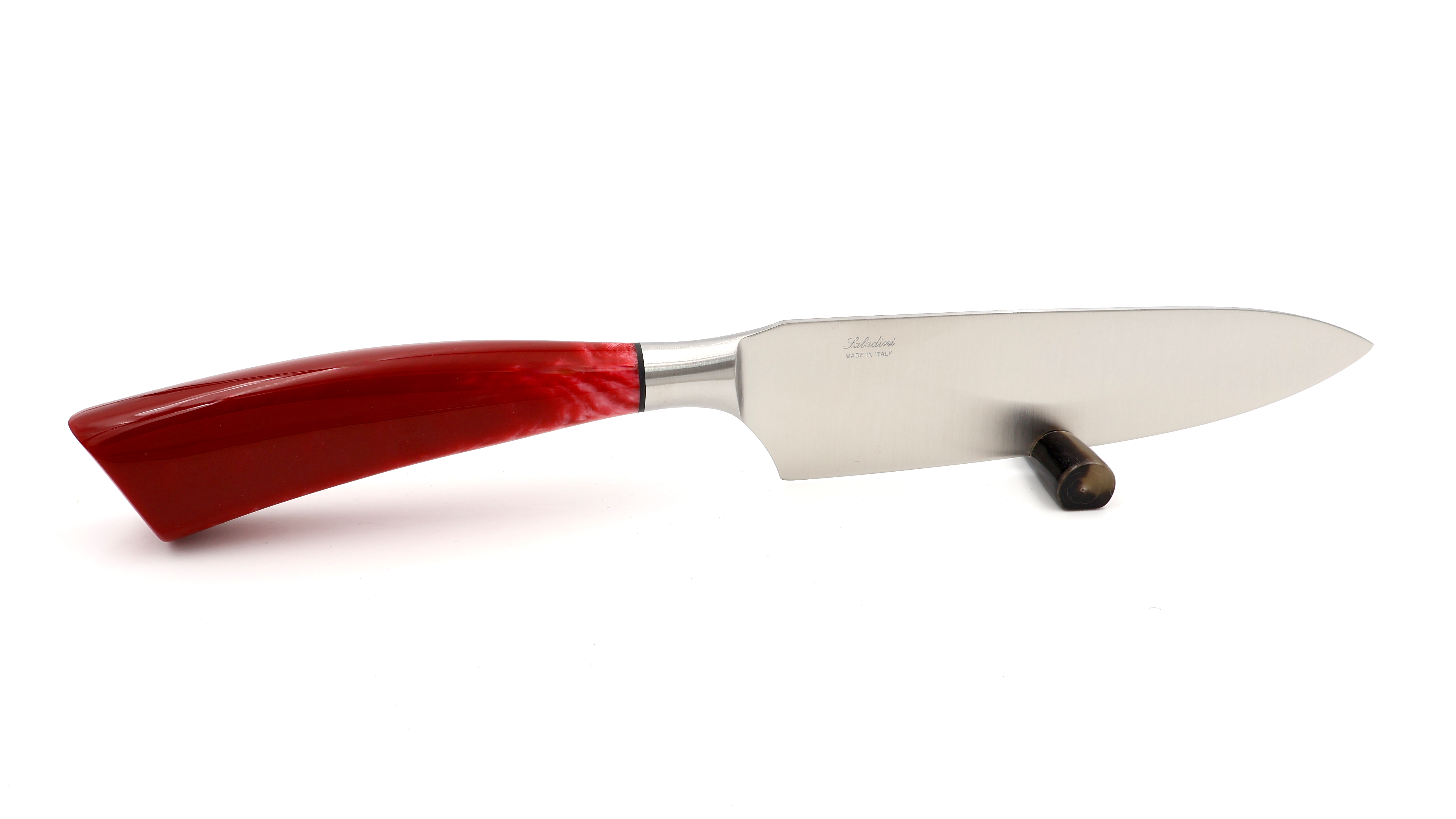 Saladini kleines Kochmesser Resin rot 16,5 cm