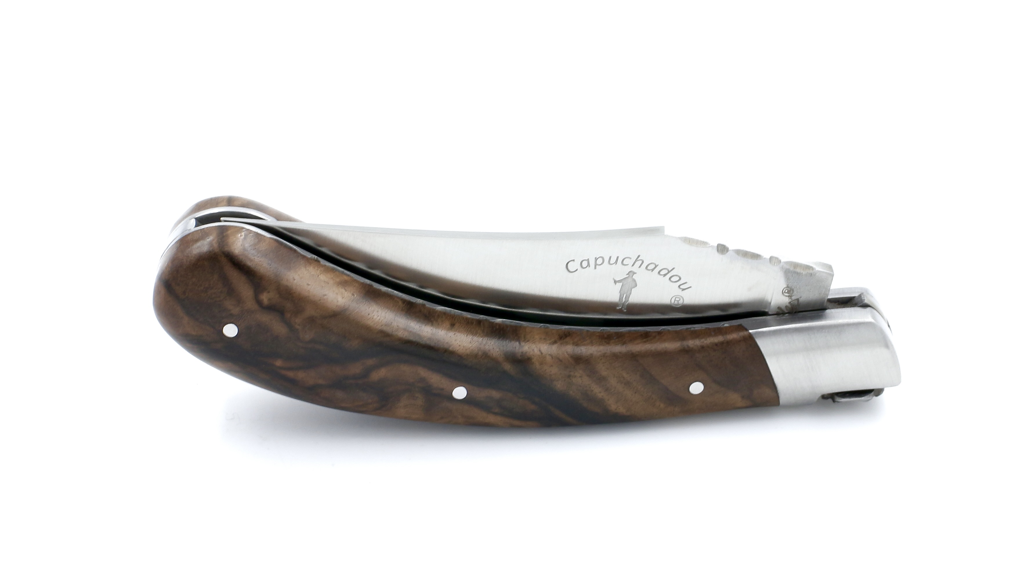 6C79F252-9D86-47A8-A8ED-51B78C688D33_1_201_a Fontenille Pataud CAPUCHADOU guillochiert Nussbaum Wurzelholz 12 cm