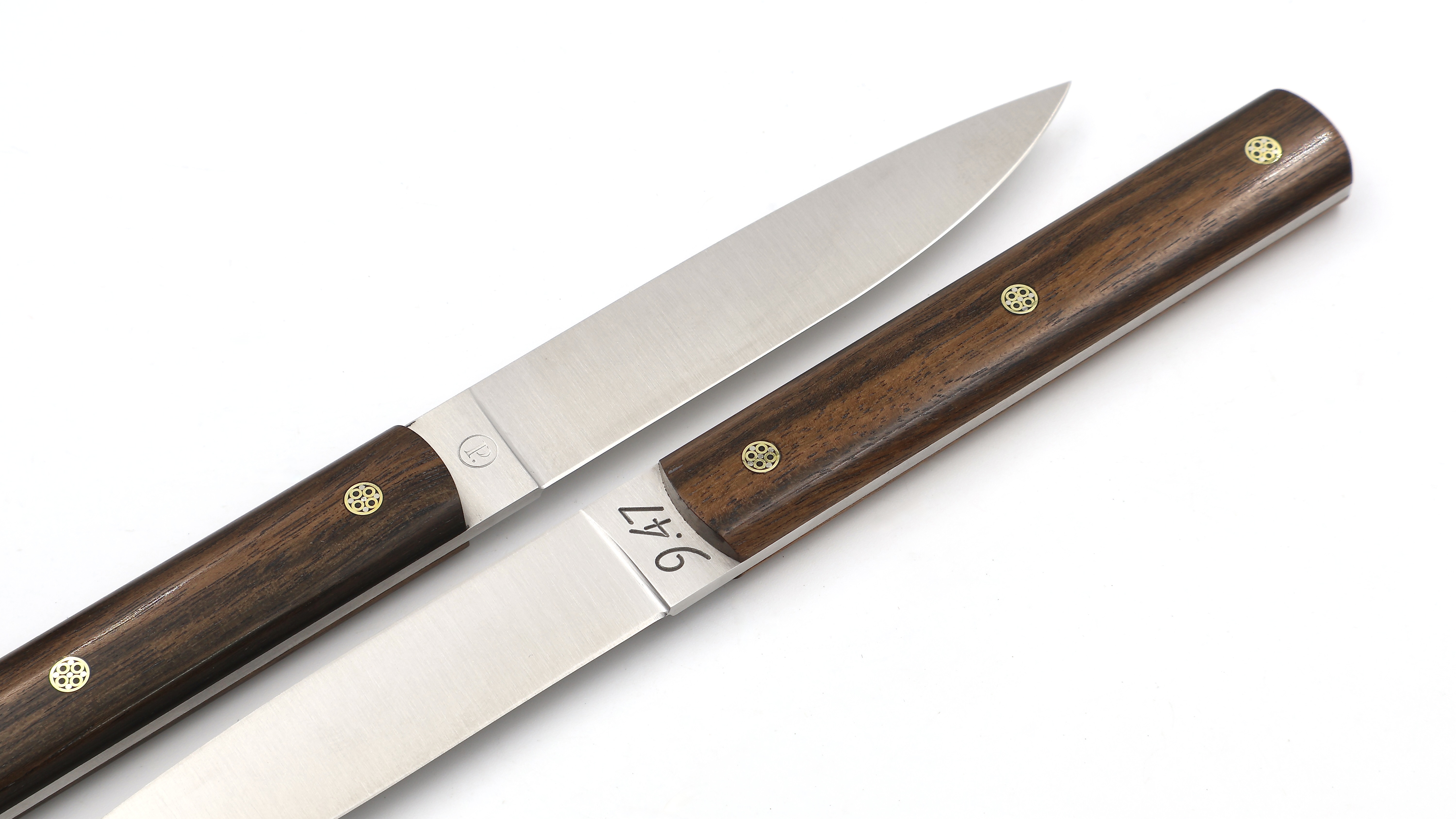 PERCEVAL 9.47 PRESTIGE Steakmesser Makassar-Ebenholz Set 2-teilig  