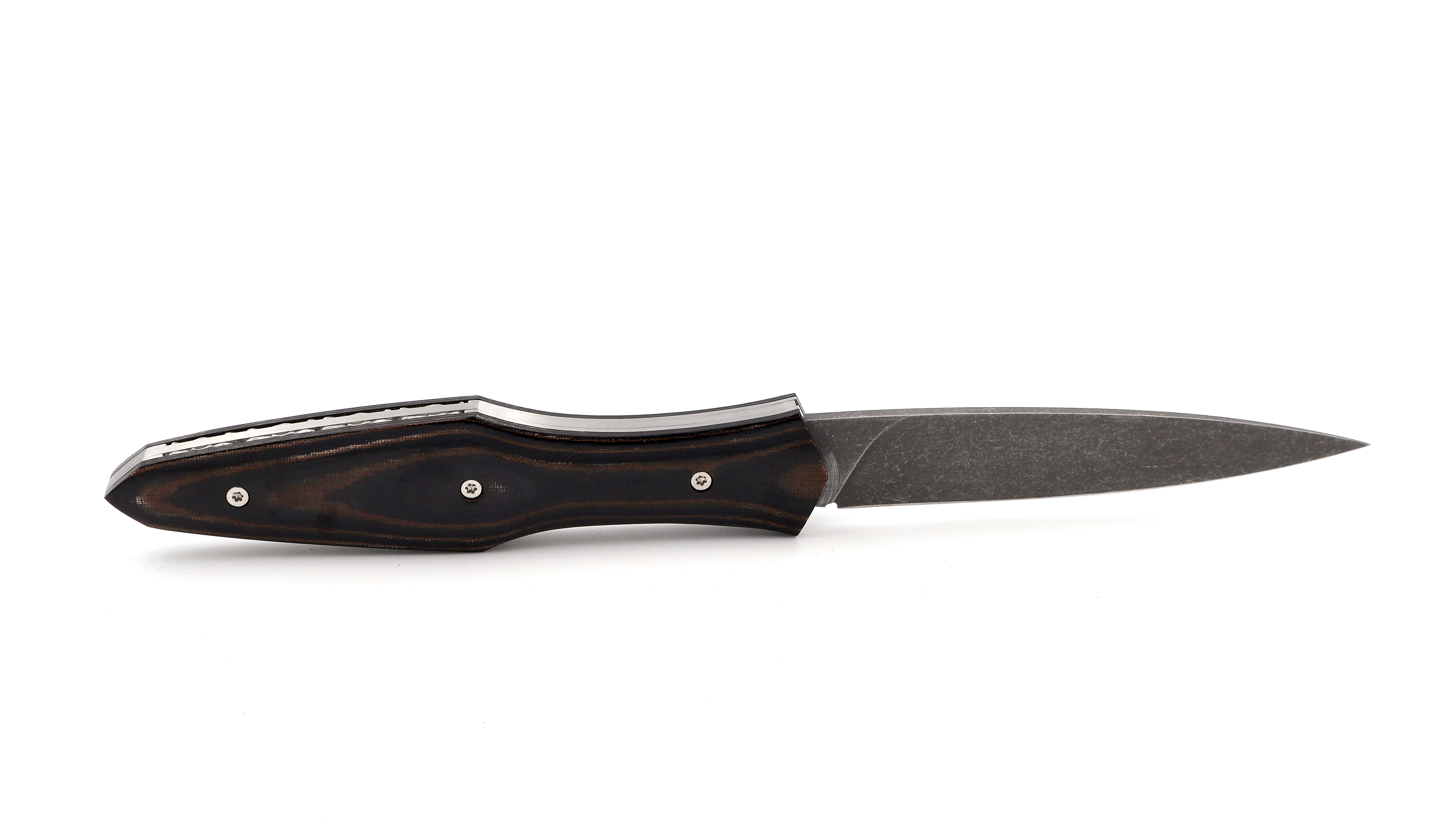 LARAUD Blades MagnaPinna Micarta stonewashed Klinge