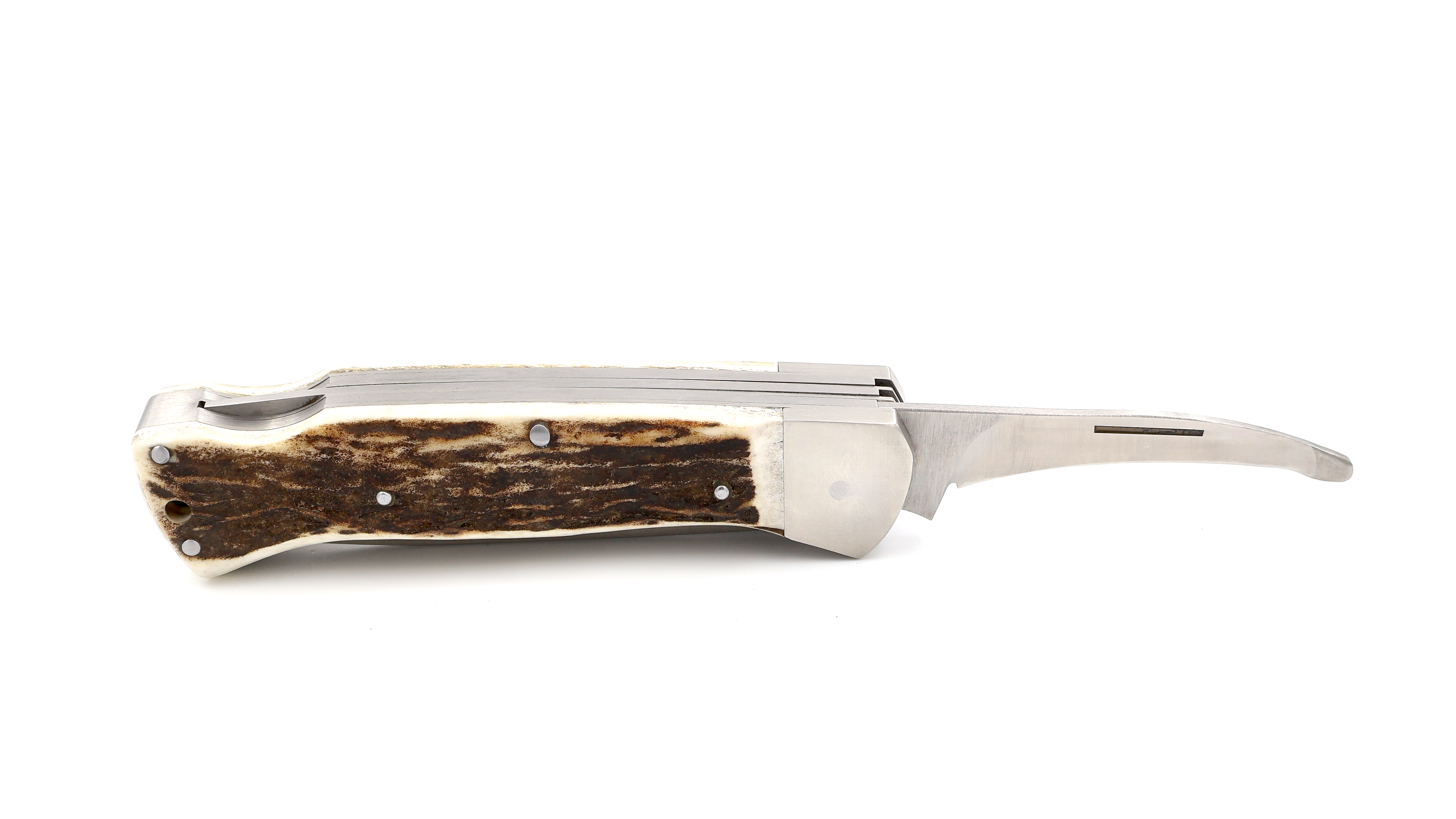 OTTER Jagdtaschenmesser Rotwild "Luchs" Hirschhorn
