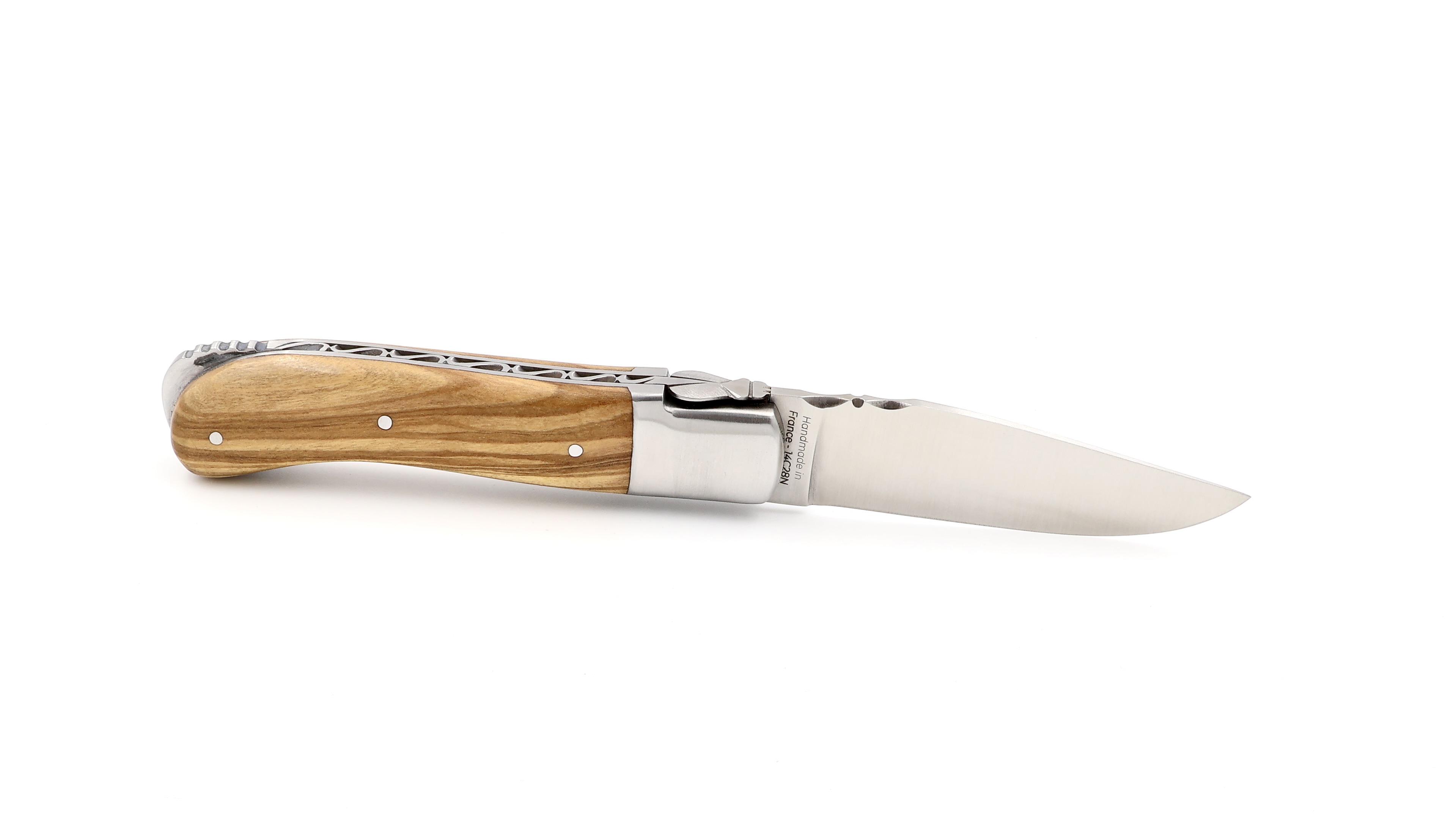 Fontenille Pataud Laguiole GENTLEMAN olive wood 10,5 cm