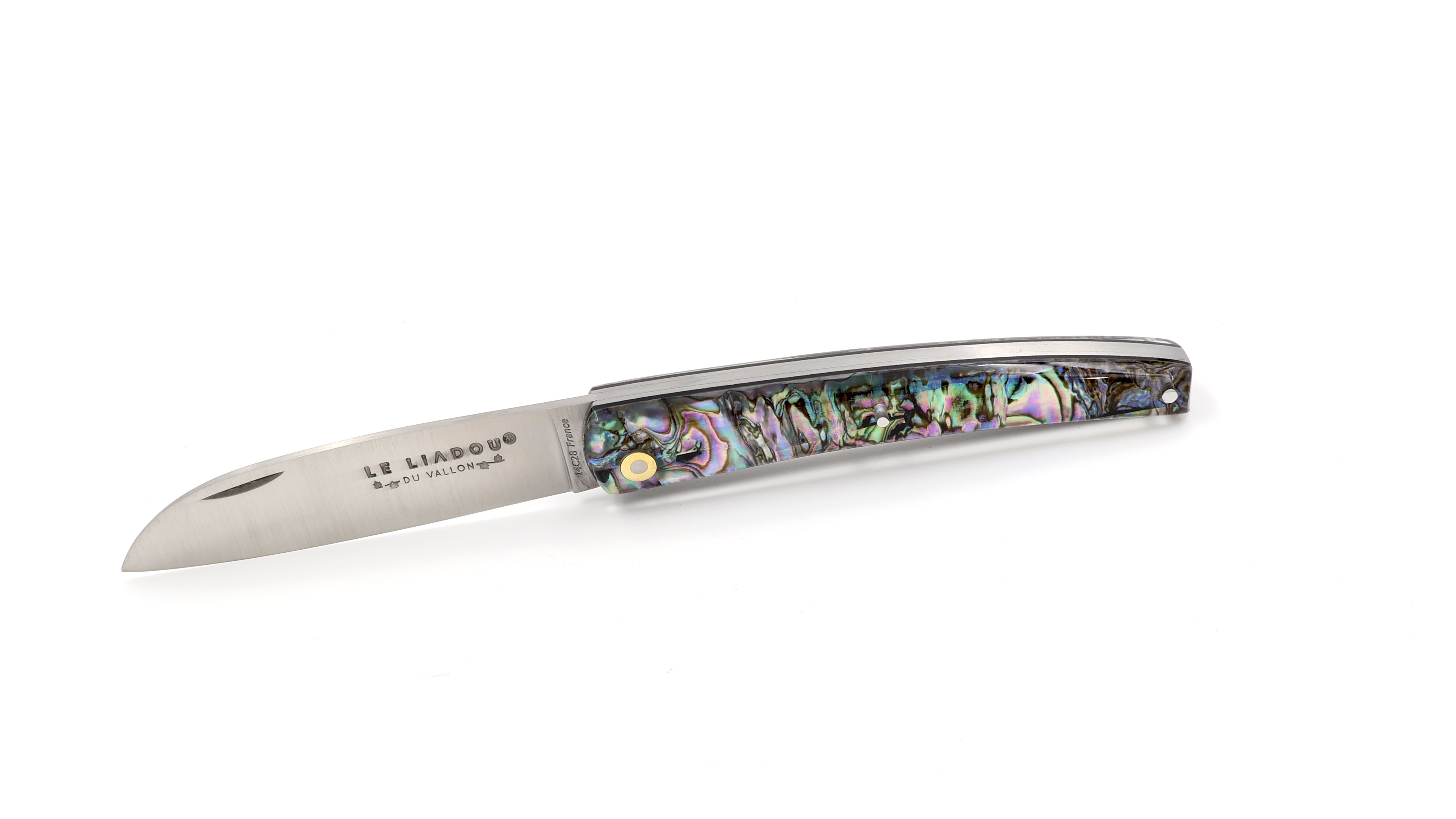 Liadou du Vallon® PETIT Winzermesser Abalone 10,5 cm  Liadou du Vallon® PETIT Winzermesser Abalone 10,5 cm