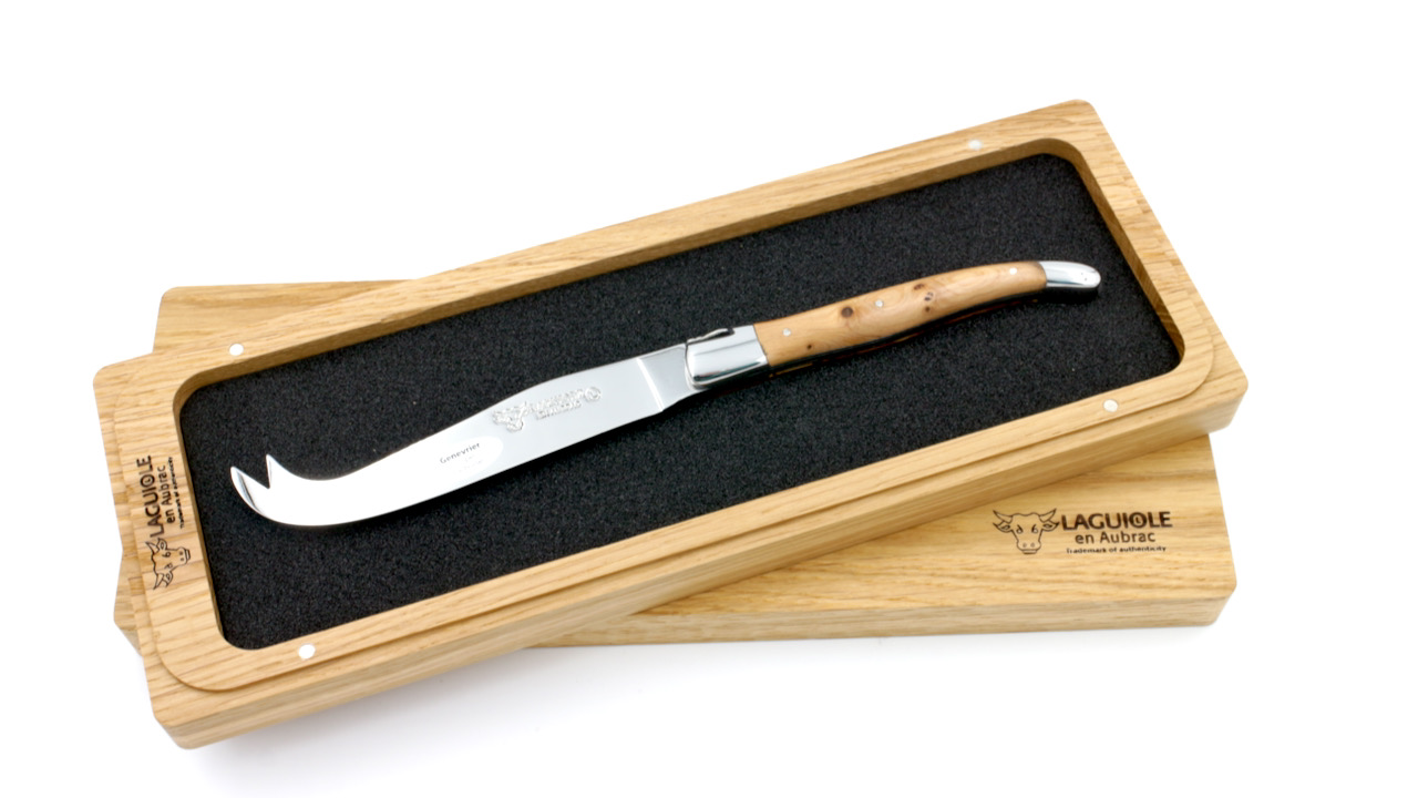 IMG_4414yMBlRStSql2il Laguiole en Aubrac Laguiole Käsemesser Wacholder poliert