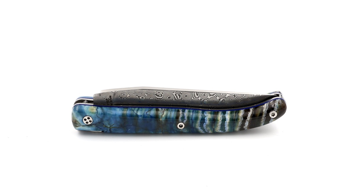 Claude DOZORME Laguiole Messer LUX Mammutbackenzahn 12 cm DSC® Rosendamast