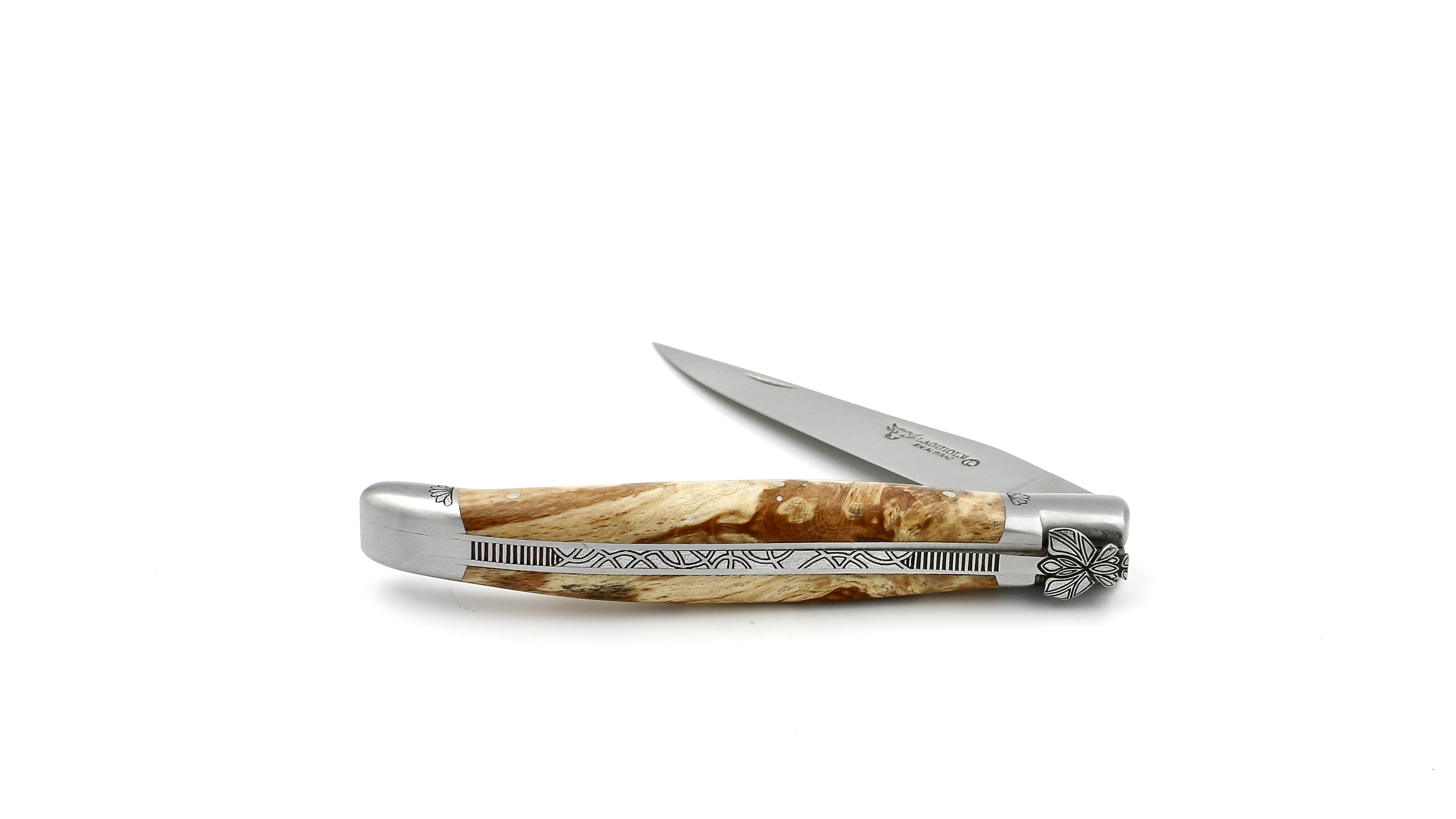 Laguiole en Aubrac Laguiole knife beech wood from Aubrac