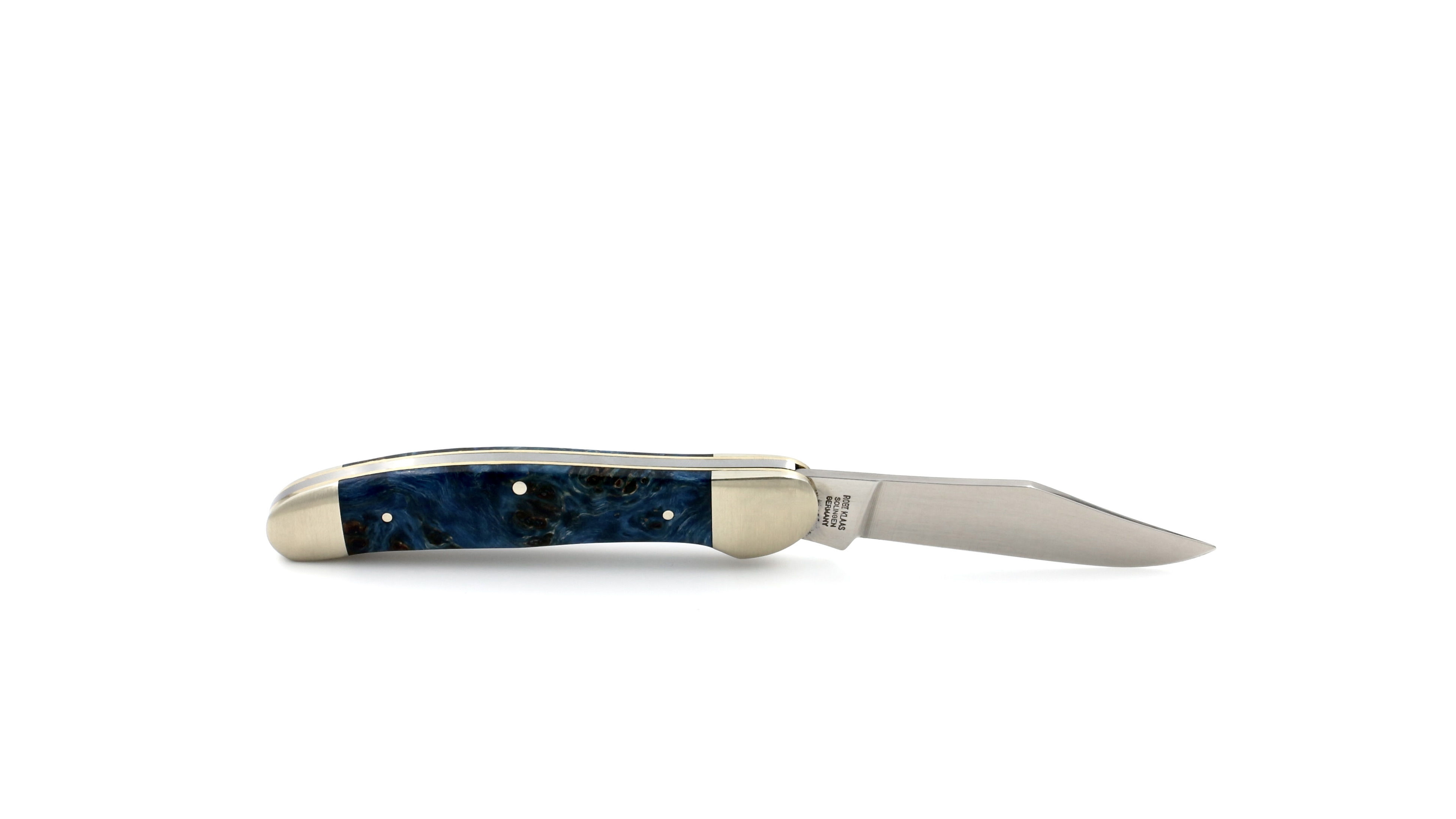 Robert Klaas US-Copperhead knife poplar burlwood